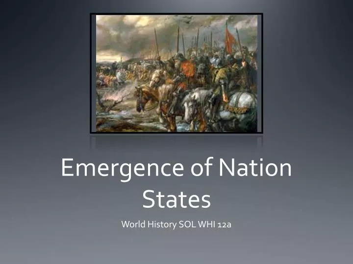 emergence of nation states