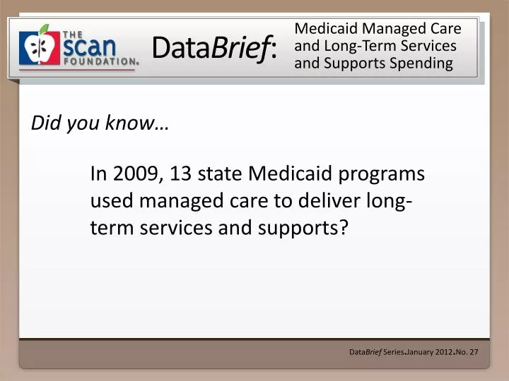 medicaid managed care and long term services and supports spending