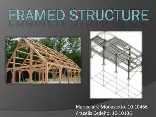 FRAMED STRUCTURE