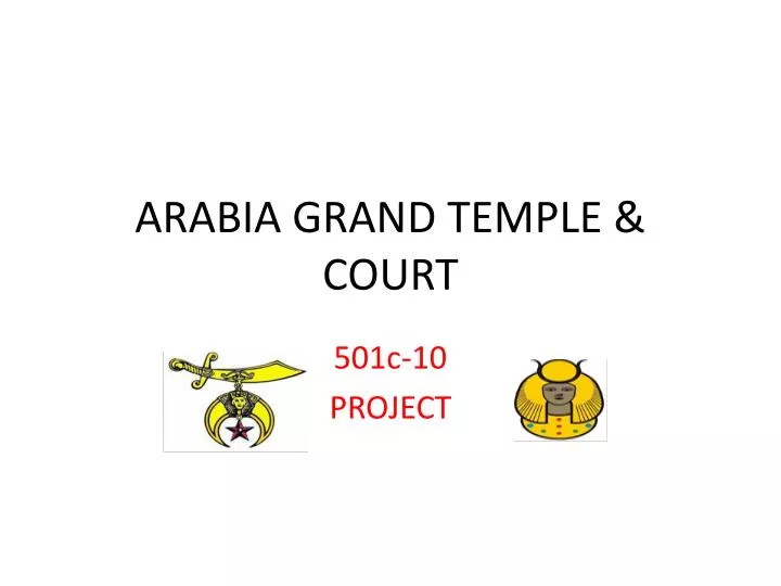 arabia grand temple court