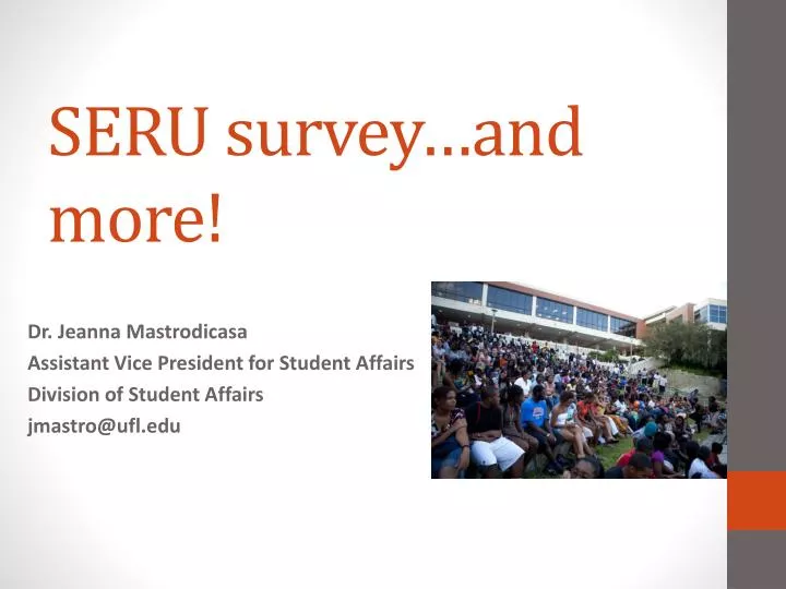seru survey and more