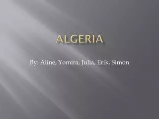 Algeria