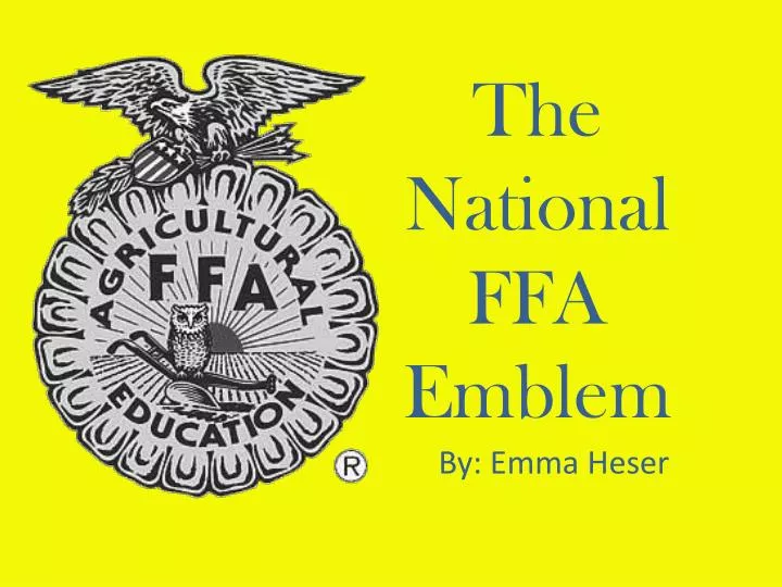 the national ffa emblem
