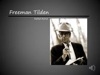 Freeman Tilden