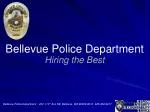 Bellevue Police Department - slide 1