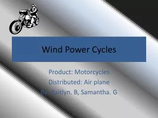 Wind Power Cycles
