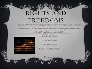 Rights and Freedoms