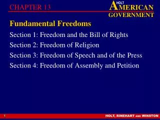 Fundamental Freedoms