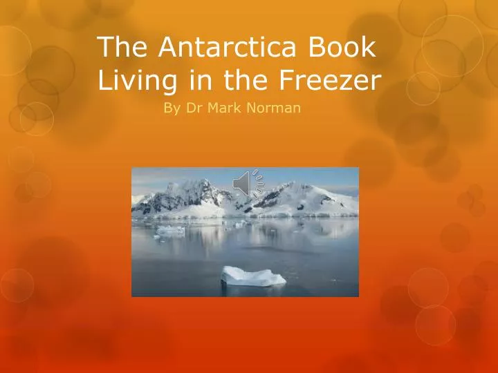 the antarctica book living in the freezer