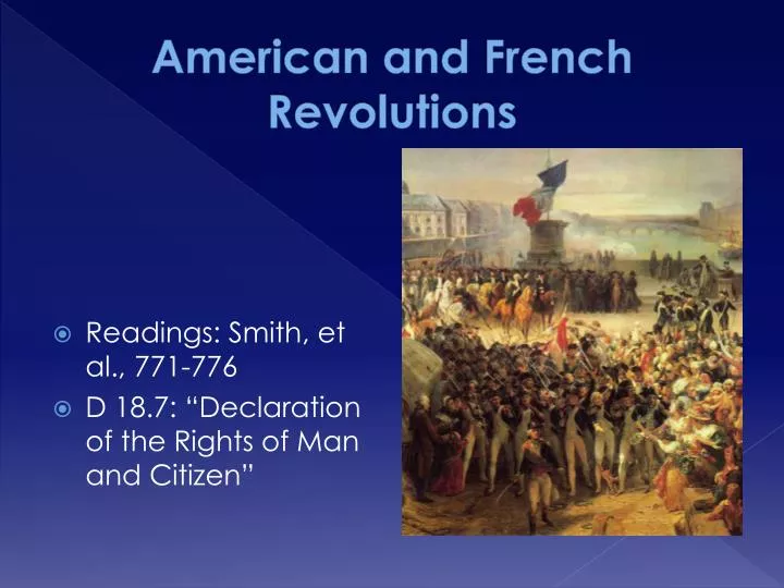 american and french revolutions