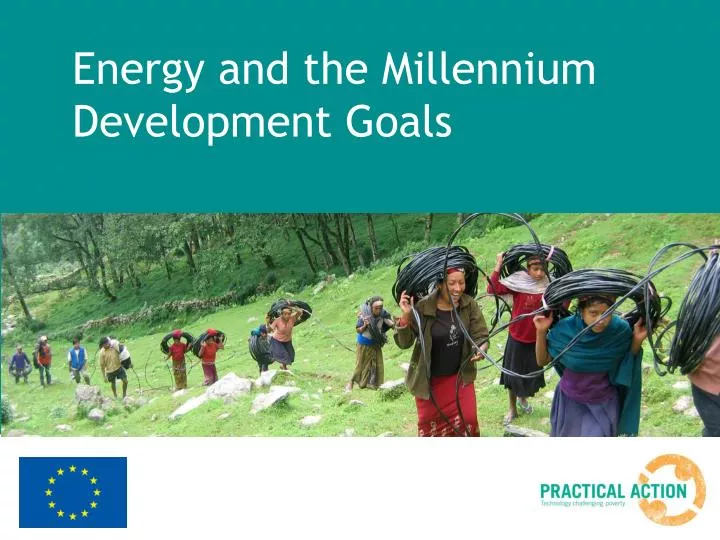 energy and the millennium development goals