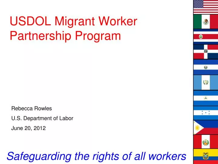 usdol migrant worker partnership program