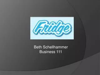 Beth Schellhammer Business 111