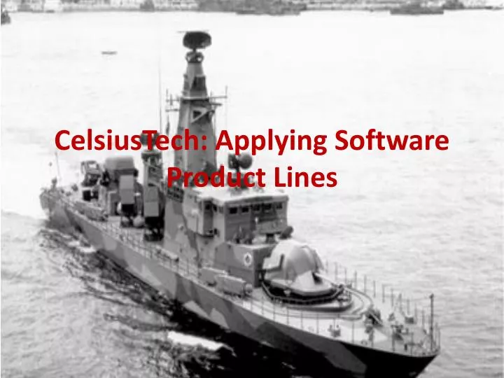 celsiustech applying software product lines