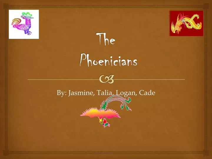 the phoenicians