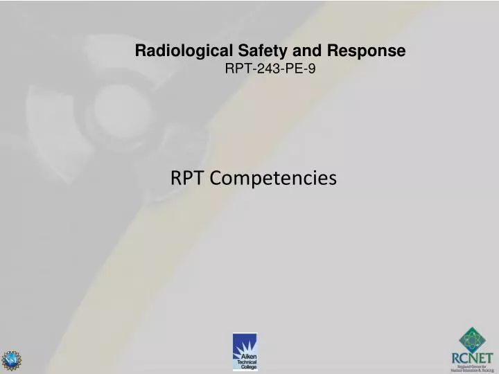 rpt competencies