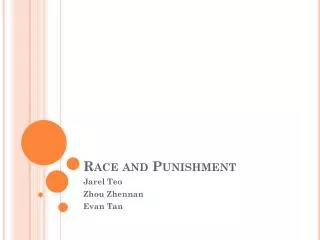 Race and Punishment