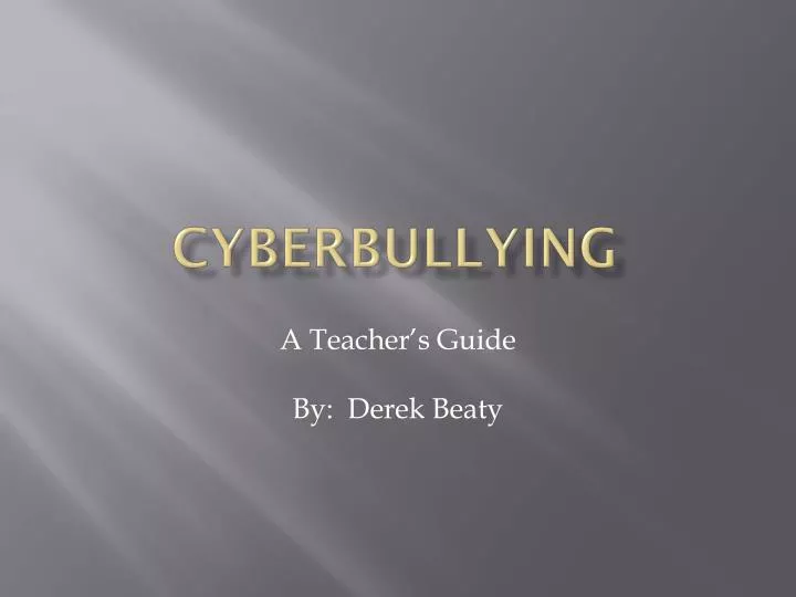 cyberbullying