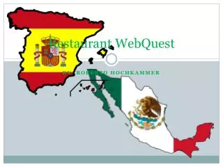 Restaurant WebQuest