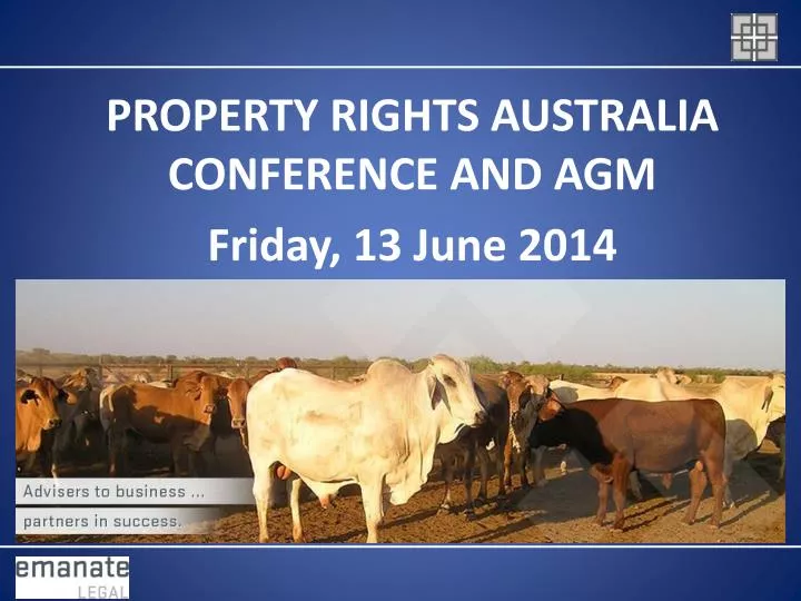 property rights australia conference and agm friday 13 june 2014