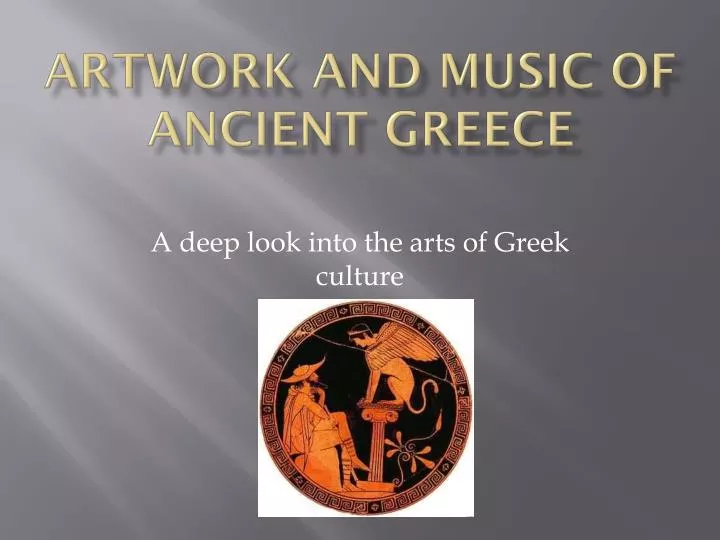 artwork and music of ancient greece