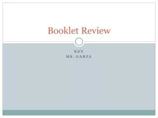 booklet review
