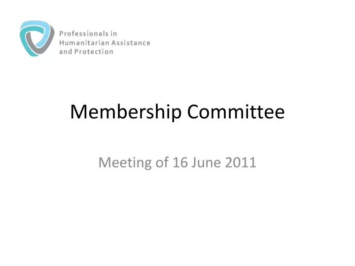 membership committee