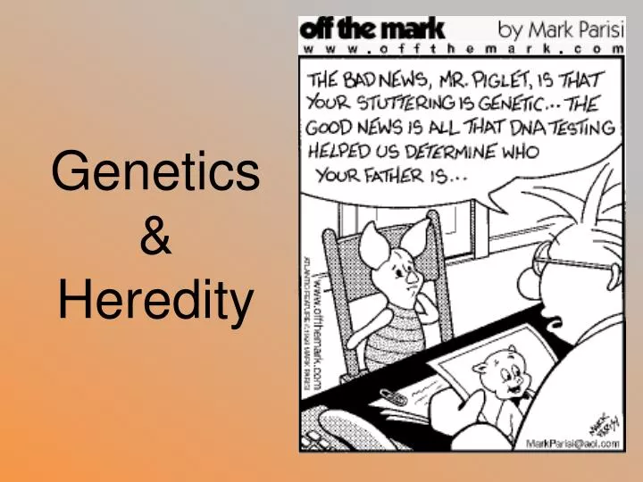 genetics heredity