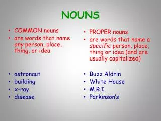 nouns