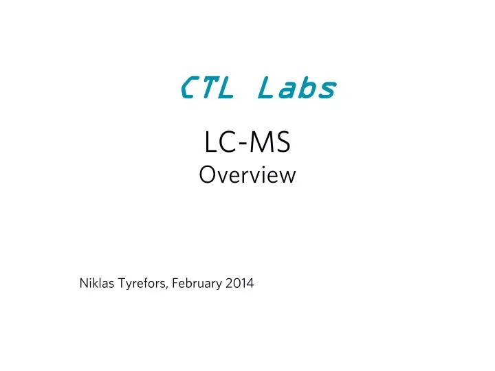 lc ms overview