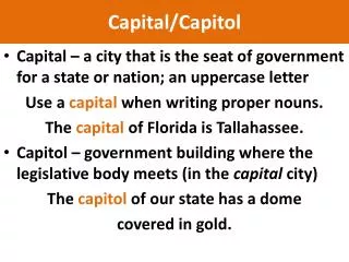 capital capitol