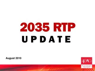 2035 RTP UPDATE