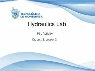 Hydraulics Lab