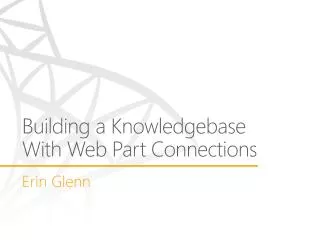 Building a Knowledgebase With Web Part Connections
