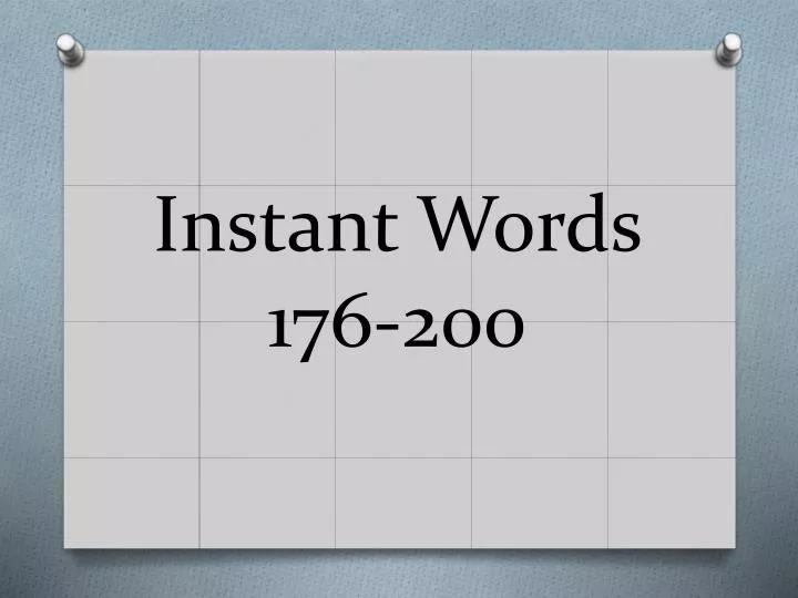 instant words 176 200