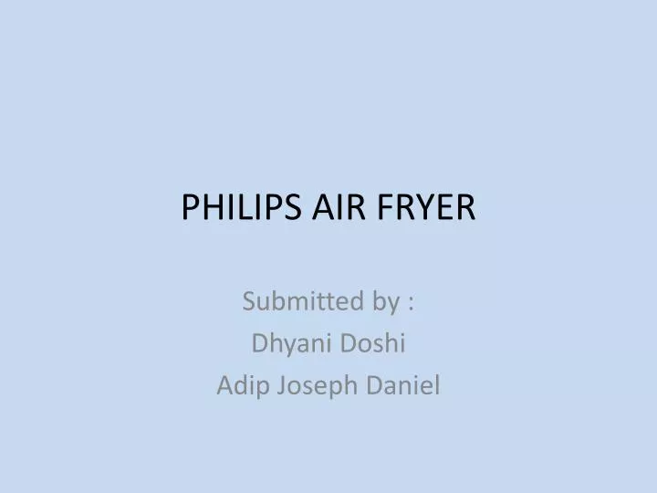 philips air fryer