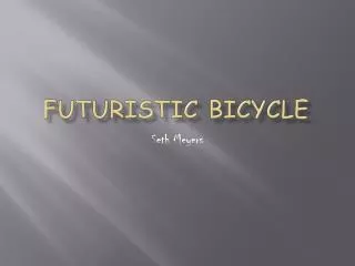 Futuristic Bicycle