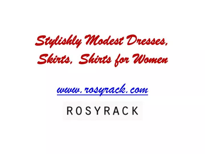 stylishly modest dresses skirts shirts for women