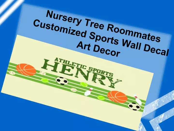 nursery tree roommates customized sports wall decal art decor