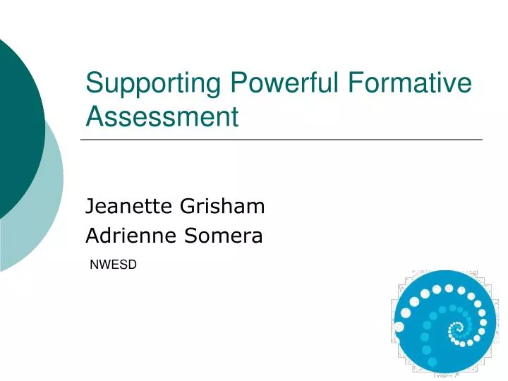 supporting powerful formative assessment