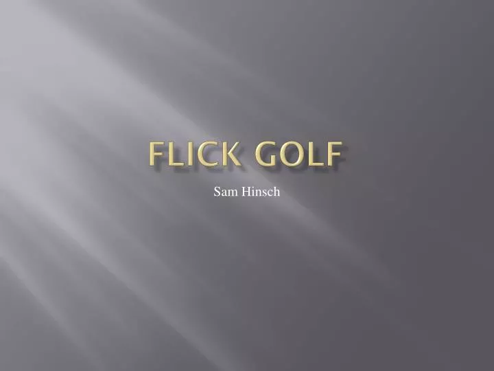flick golf