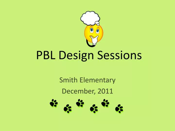 pbl design sessions