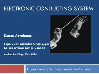 Electronic Conducting system