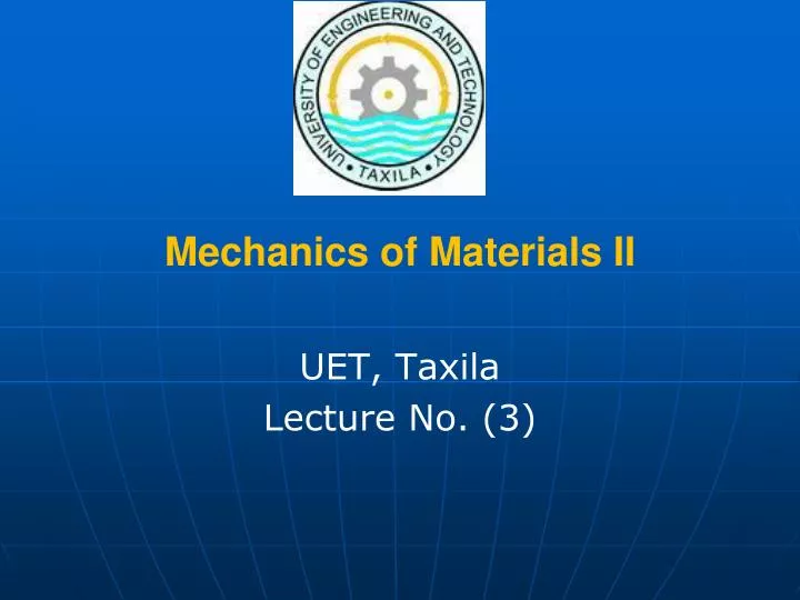 mechanics of materials ii