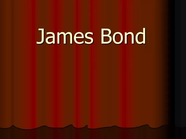 james bond