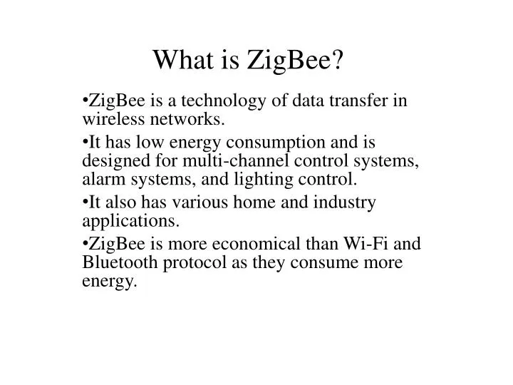 what is zigbee