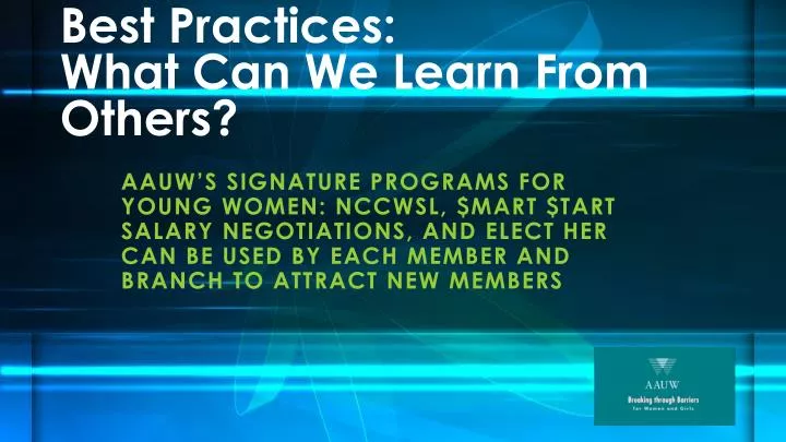 best practices what can we learn from others