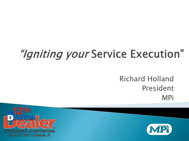 igniting your service execution