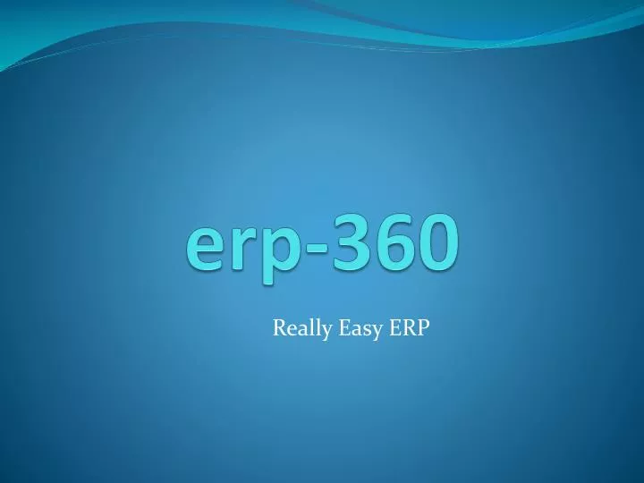 erp 360