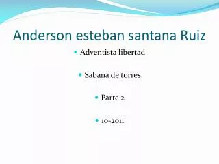 anderson esteban santana ruiz